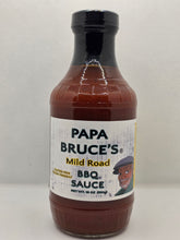Load image into Gallery viewer, 18 oz. Papa Bruce's "Mild Road" BBQ Sauce (No high fructose corn syrup/ gluten free/ vegan friendly)